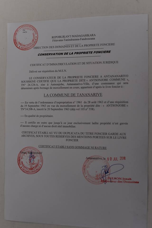 Tsy manana fahefàna hivarotra ny fananan’ny Kaominina amin’olon-tsotra ny filohan’ny filan-kevitra monisipaly