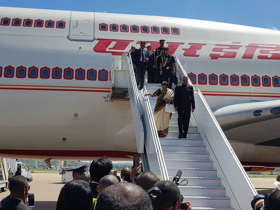 Visite d&rsquo;Etat : Le Président Indien Ram Nath Kovind dans nos murs