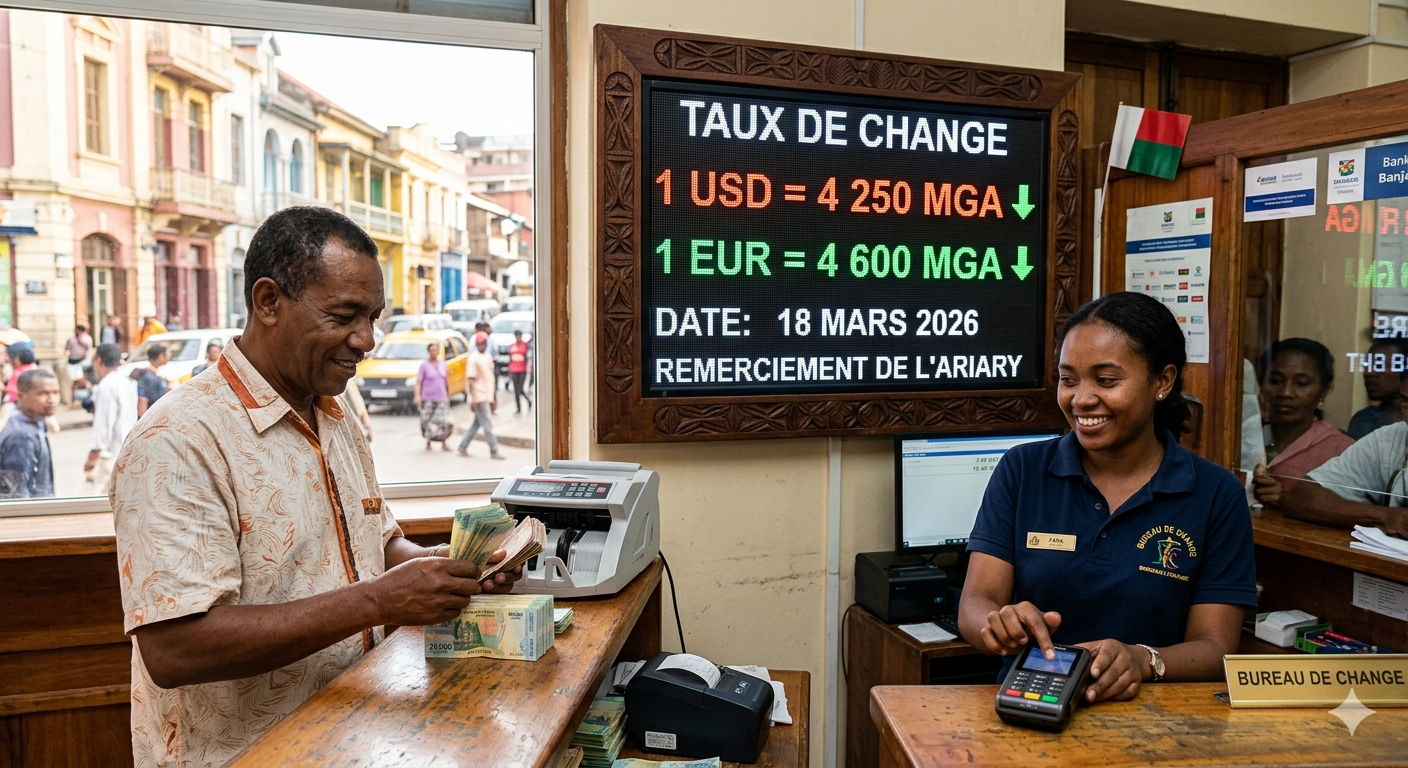 Renforcement de l’Ariary malagasy sur le marché des changes