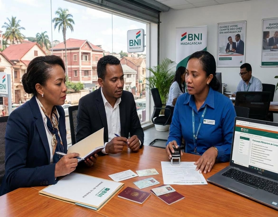Ouvrir un compte bancaire professionnel à Madagascar : Pièces requises, étapes et banques